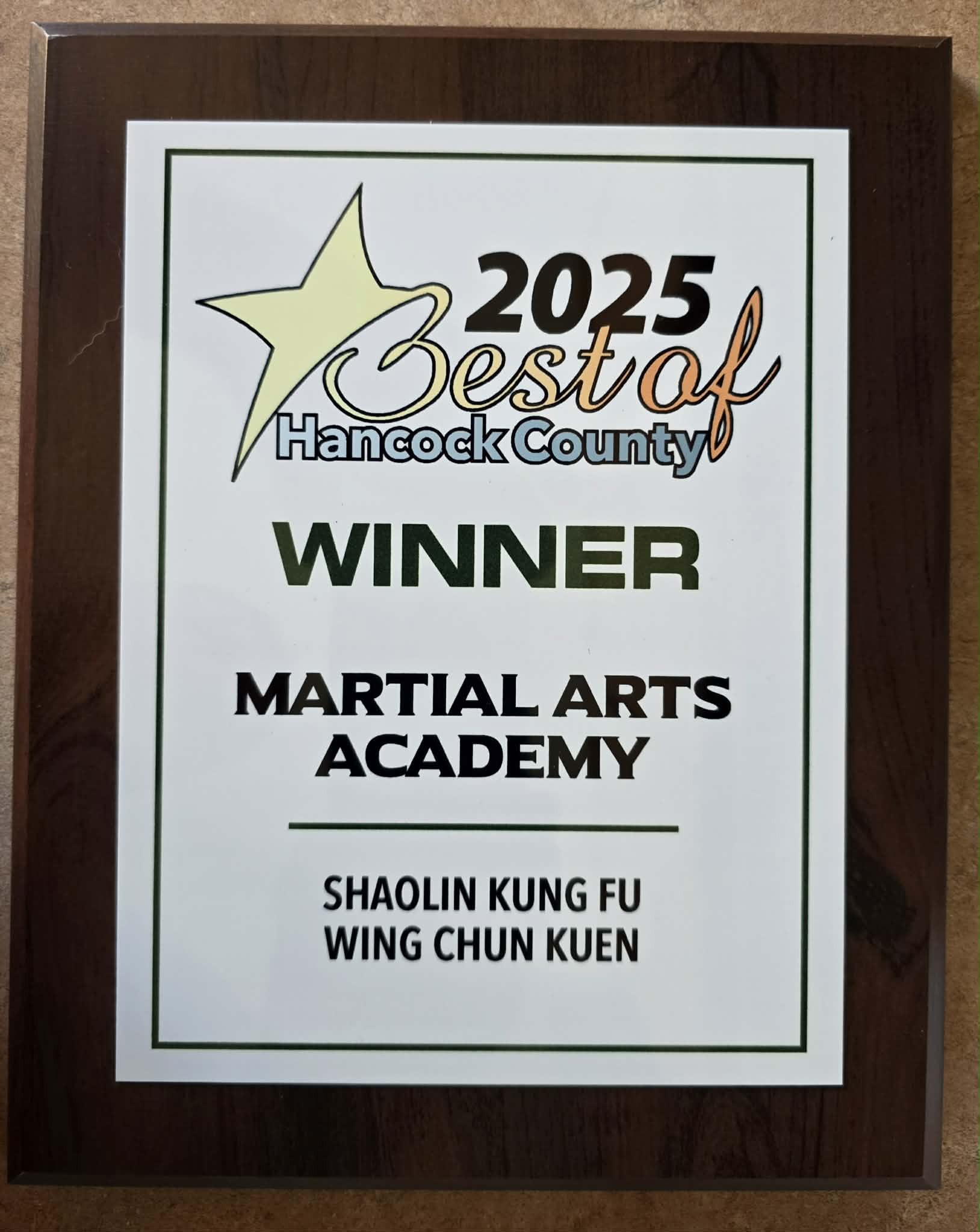 Voted Best In Hancock County 2025!